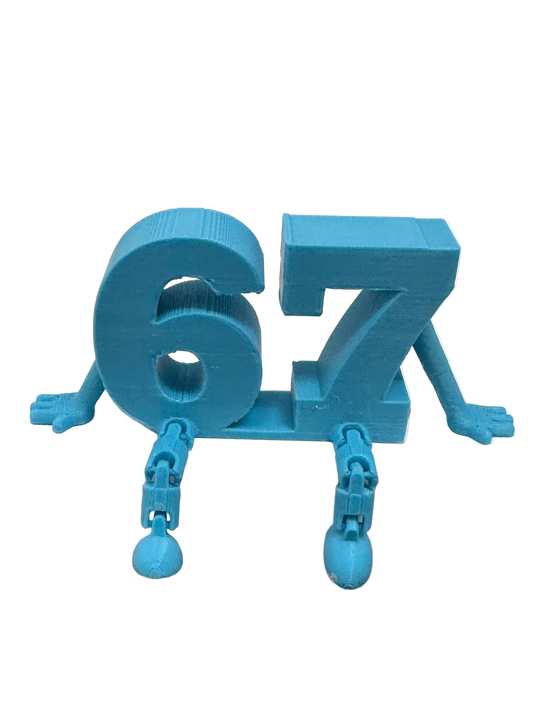 67 3D Printed Flexii toy