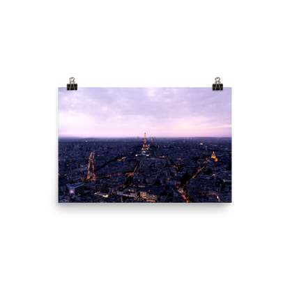 Paris Skyline Print