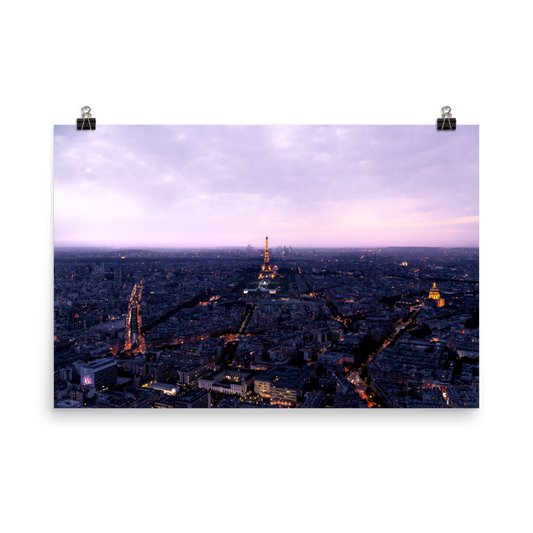 Paris Skyline Print